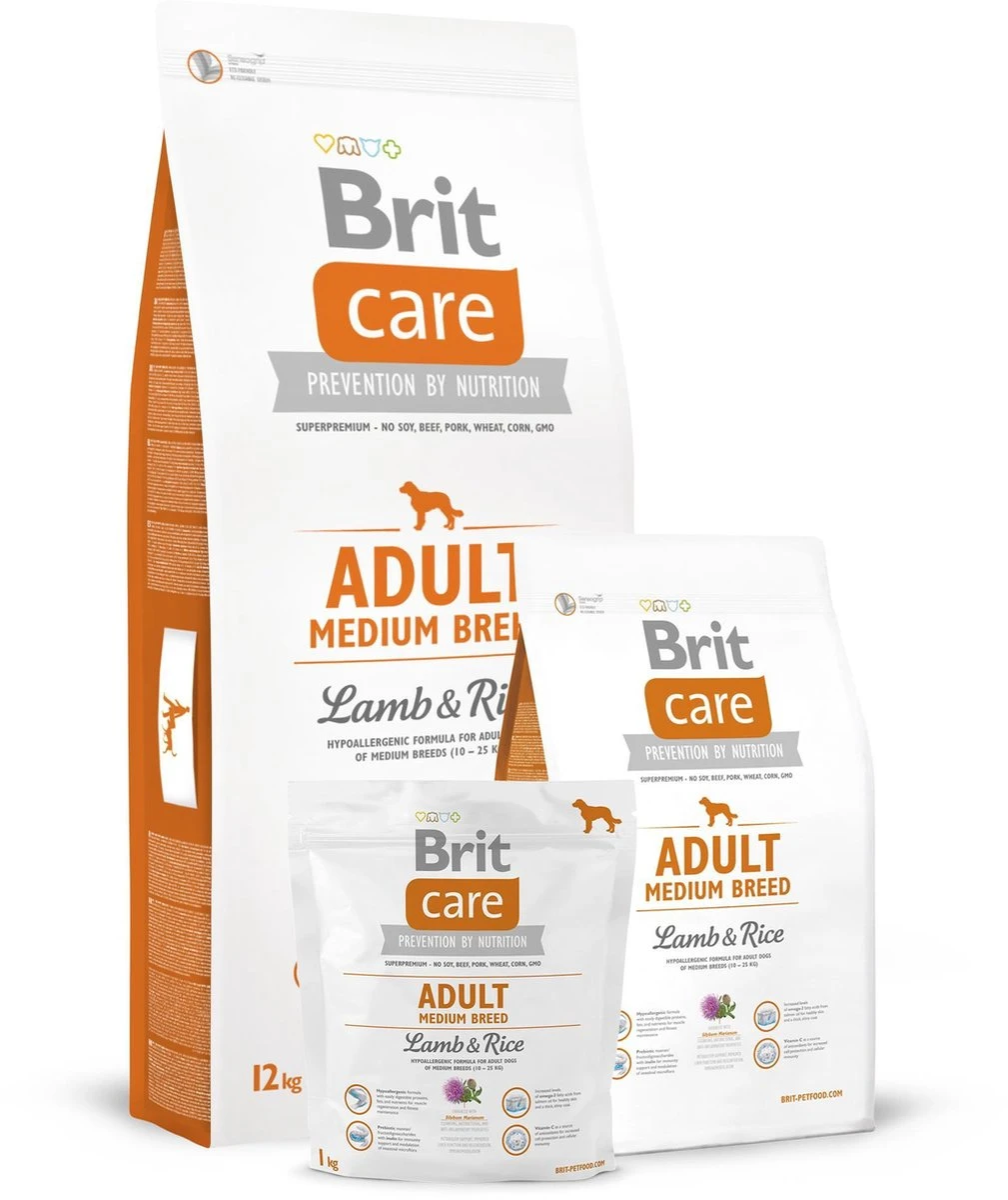 BRIT Care Adult Medium Breed Large 3 Kg. 2 BRIT Care Adult Medium Breed Large 3 Kg. - Afbeelding 2