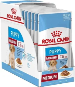 Royal Canin Shn Medium Puppy Pouch - Hondenvoer - 10 X 140 G -Hondenartikelen Winkel 1029x1200 1