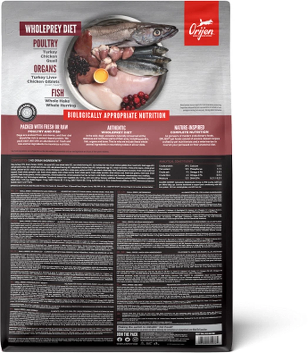 Orijen Whole Prey Small Breed (4,5 KG) 16 Orijen Whole Prey Small Breed (4,5 KG) - Afbeelding 16