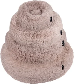 District 70 FUZZ - Hondenmand Comfortabel En Zacht Pluche - Zand, Oudroze, Donkergrijs En Lichtgrijs In S/M/L/XL - Maat: Medium, Kleur: Zand -Hondenartikelen Winkel 1054x1200 1