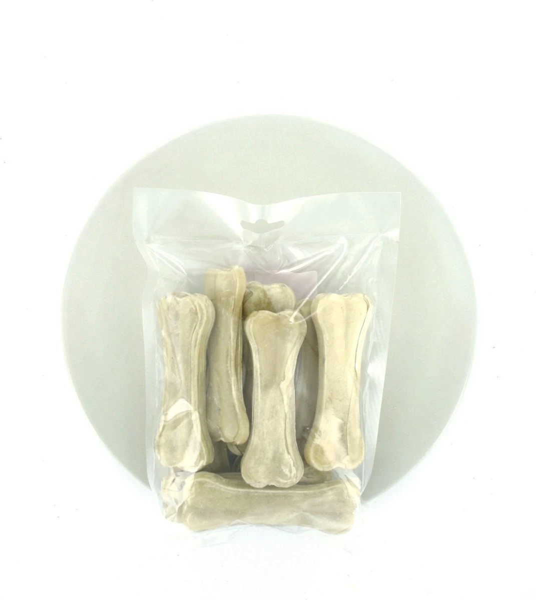 Geperste Kauwbot 10cm 10 Stuks - Hondensnacks - Hondenbot - Kauwbotten - Kauwsnacks - Kleine Hond 2 Geperste Kauwbot 10cm 10 Stuks - Hondensnacks - Hondenbot - Kauwbotten - Kauwsnacks - Kleine Hond - Afbeelding 2