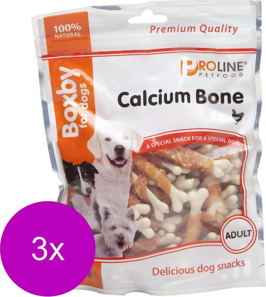Proline Boxby Calcium Bone - Hondensnacks - 3 X 360 G Valuepack 3 Proline Boxby Calcium Bone - Hondensnacks - 3 X 360 G Valuepack - Afbeelding 3