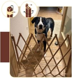 Merkloos Traphekje Voor Honden (vouwhekje / Schaarhekje / Harmonica Hekje) 5 Merkloos Traphekje Voor Honden (vouwhekje / Schaarhekje / Harmonica Hekje) -Hondenartikelen Winkel 1113x1200 3