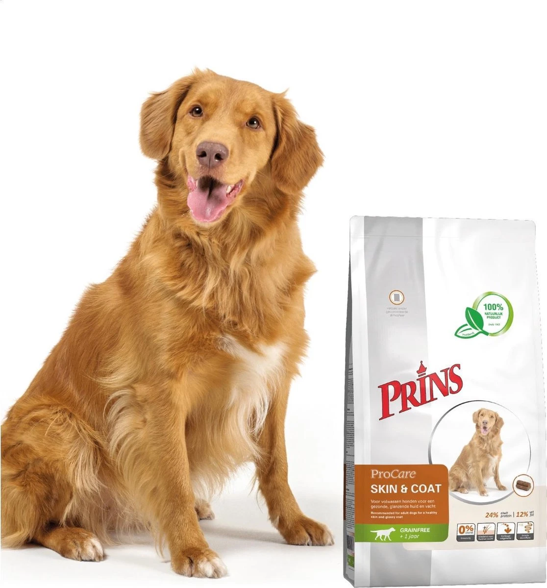 Prins Procare Graanvrij Skin & Coat - 12 KG 3 Prins Procare Graanvrij Skin & Coat - 12 KG - Afbeelding 3