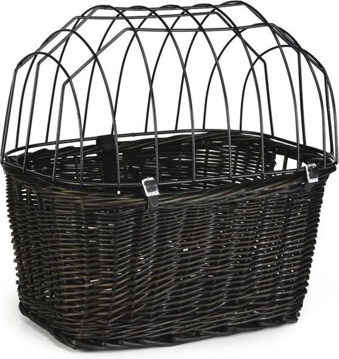 Beeztees - Fietsmand+Draadkap - Zwart - 43x34x44 Cm 1 Beeztees - Fietsmand+Draadkap - Zwart - 43x34x44 Cm