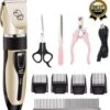 Complete Hondentondeuse Set - Draadloos Tondeuse - Scheerapparaat Voor Je Hond Of Kat - Huisdier Trimmer - Professionele Dierentondeuse - Dieren Verzorging -
