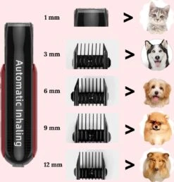 Pet Lovers - Hondentondeuse - Hondentondeuse - Automatische Inhalerende Haren - Dierentondeuse - Hondentrimmer - Hondentondeuse Dikke Vacht - Tondeuse Voor Honden - Hondentondeuse - Draadloos - 2 Opzetkammen - Honden En Katten Tondeuse -Hondenartikelen Winkel 1151x1200 7