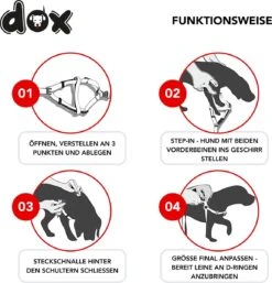 DDOXX Hondenharnas Nylon, Step-In, Verstelbaar, Uitbraakbestendig | Voor Kleine, Middelgrote & Grote Honden | Borstharnas Hond Kat Puppy Auto | Puppy Harnas Kat Harnas | Rood, S 13 DDOXX Hondenharnas Nylon, Step-In, Verstelbaar, Uitbraakbestendig | Voor Kleine, Middelgrote & Grote Honden | Borstharnas Hond Kat Puppy Auto | Puppy Harnas Kat Harnas | Rood, S -Hondenartikelen Winkel 1155x1200 6