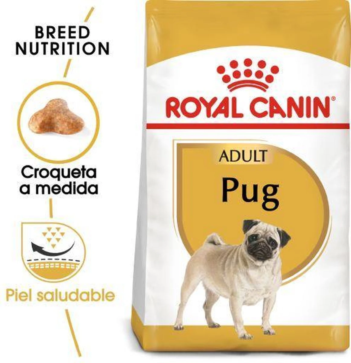 Royal Canin Mopshond/Pug Adult - Hondenvoer - 3 Kg 13 Royal Canin Mopshond/Pug Adult - Hondenvoer - 3 Kg - Afbeelding 13