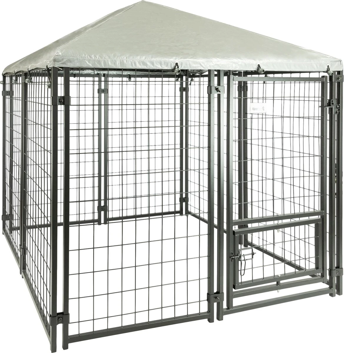MaxxPet Hondenkennel - Hondenkennel Met Afneembaar Dak - Geschikt Voor Buiten En Binnen - 142 X 142 X 153 Cm 1 MaxxPet Hondenkennel - Hondenkennel Met Afneembaar Dak - Geschikt Voor Buiten En Binnen - 142 X 142 X 153 Cm