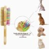 Betty's Dog Brush - Hondenborstel - Voor Elke Vacht Geschikt - Voor Glanzende Vacht - Ontklit En Verzorgt De Vacht