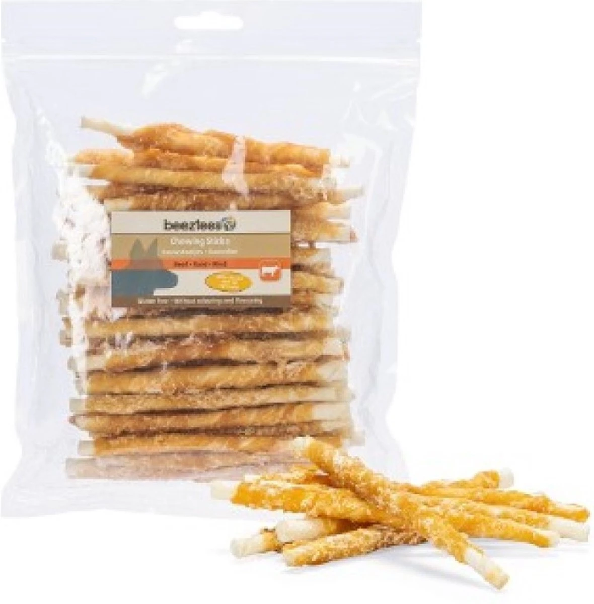 Beeztees Kauwstaafjes Kip Voordeel - Hondensnack - 40 Stuks 1 Beeztees Kauwstaafjes Kip Voordeel - Hondensnack - 40 Stuks