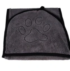 N4dogs – Hondenhanddoek – Honden Handdoek – Microvezel Handdoek – Handdoek Hond – Droogdoek Hond – Dierendeken – Sterk Absorberend – Handdoek Met Zakken - Grijs - 66 X 23 Cm -Hondenartikelen Winkel 1183x1200 8