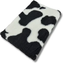 Vetbed Koeprint - Antislip Hondenmat - Hondenbed - Hondenmatras - Benchmat - 150 X 100 CM - Machine Wasbaar