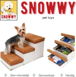 SNOWWY - Hondentrap Met Opslagruimte - Honden Loopplank Met Handige Opslagvakje - Hondenloopplanken - Inklapbaar - Huisdier Opstap - Hondentrapje - Bruin 10 SNOWWY - Hondentrap Met Opslagruimte - Honden Loopplank Met Handige Opslagvakje - Hondenloopplanken - Inklapbaar - Huisdier Opstap - Hondentrapje - Bruin -Hondenartikelen Winkel 1190x1200 6