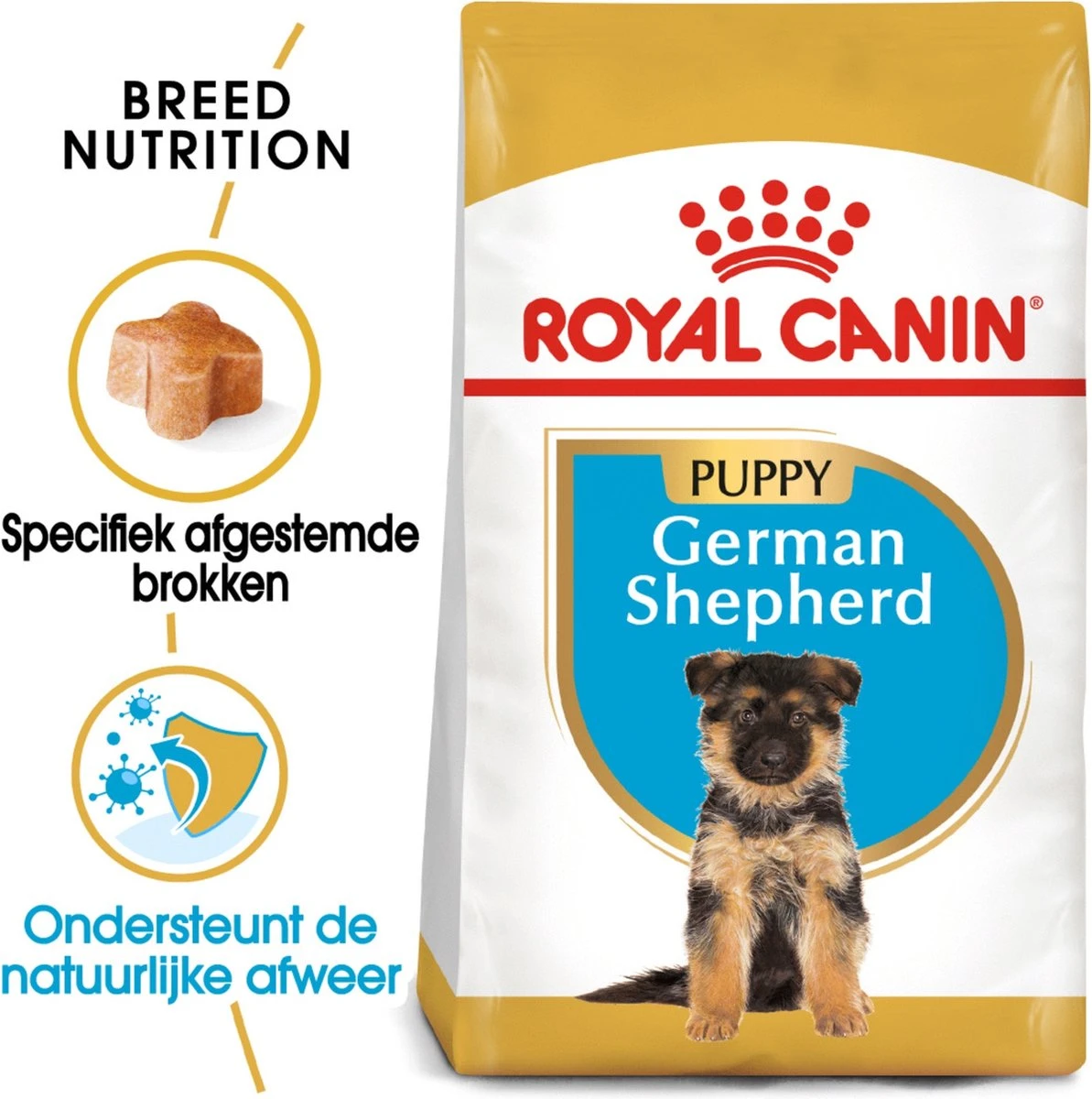 Royal Canin German Shepherd Puppy - Hondenvoer - 12 Kg 2 Royal Canin German Shepherd Puppy - Hondenvoer - 12 Kg - Afbeelding 2
