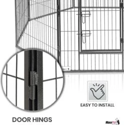 MaxxPet Puppyren - Hondenbench - Hondenren- Puppyren Met 8 Kennelpanelen - Staal -80 X 80 Cm Ø 210 Cm 15 MaxxPet Puppyren - Hondenbench - Hondenren- Puppyren Met 8 Kennelpanelen - Staal -80 X 80 Cm Ø 210 Cm -Hondenartikelen Winkel 1194x1200 16