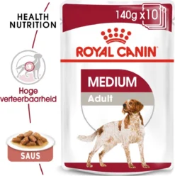 Royal Canin Shn Medium Adult Pouch - Hondenvoer - 10 X 140 G 17 Royal Canin Shn Medium Adult Pouch - Hondenvoer - 10 X 140 G -Hondenartikelen Winkel 1195x1200 3