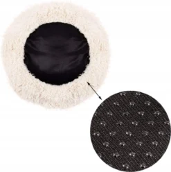 Springos Hondenmand | Superzacht En Luxe | Wasbaar | Donut | Fluffy | Hondenkussen | 60 Cm | Beige -Hondenartikelen Winkel 1196x1200 10