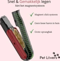 Pet Lovers - Hondentondeuse - Hondentondeuse - Automatische Inhalerende Haren - Dierentondeuse - Hondentrimmer - Hondentondeuse Dikke Vacht - Tondeuse Voor Honden - Hondentondeuse - Draadloos - 2 Opzetkammen - Honden En Katten Tondeuse -Hondenartikelen Winkel 1196x1200 17