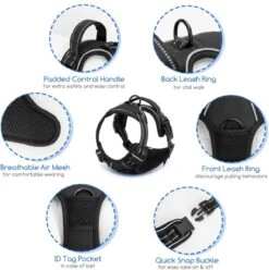 Nobleza 42ZHY - Hondenharnas - Hondentuigje - Anti Trek - L - Zwart 15 Nobleza 42ZHY - Hondenharnas - Hondentuigje - Anti Trek - L - Zwart -Hondenartikelen Winkel 1196x1200 27