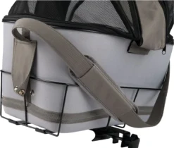 Zoofari Fiets Hondenmand - Max. Belasting: 6 Kg - Met Geïntegreerd Signaaltoon - Ca. 47 X 29 X 45 Cm (l X B X H) - Stevig Metalen Frame Voor Montage Op De Bagagedrager - Met Zijdelingse Gaasafdekkingen Voor Een Goede Luchtcirculatie - Uitneembare Tas -Hondenartikelen Winkel 1200x1021 5