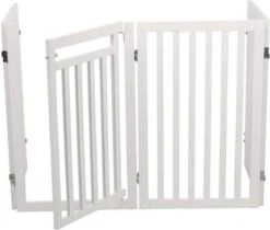 Trixie Hondenhek Met Deur Wit - 60-160 X 81 CM -Hondenartikelen Winkel 1200x1021 7