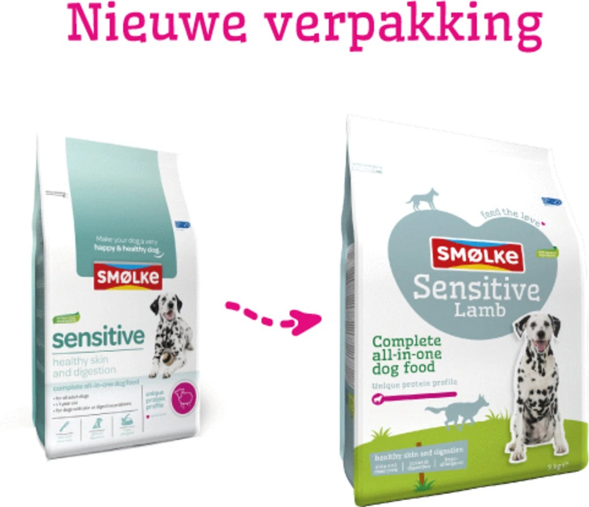 Smolke Sensitive - Hondenvoer - 3 Kg 2 Smolke Sensitive - Hondenvoer - 3 Kg - Afbeelding 2