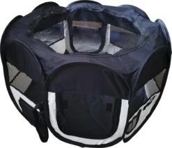 Dailyibed Opvouwbare Puppyren - Zwart - 115x115x58 Cm - Incl. Draagtas - Incl. Voederbak -Hondenartikelen Winkel 1200x1037 3