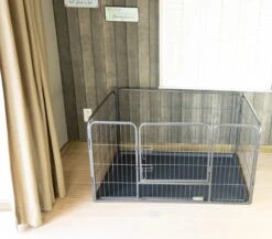 MaxxPet Puppyren - Hondenbench - Puppykennel - Hondenren - 125 X 78 X 80 Cm - Zwart -Hondenartikelen Winkel 1200x1052 4