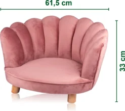 Maxxpro Katten- En Hondenstoel - Roze - Verhoogd Met Houten Poten - Fluweel Materiaal - 61.5 X 52 X 33 CM - Huisdieren Tot 80 KG -Hondenartikelen Winkel 1200x1057 4