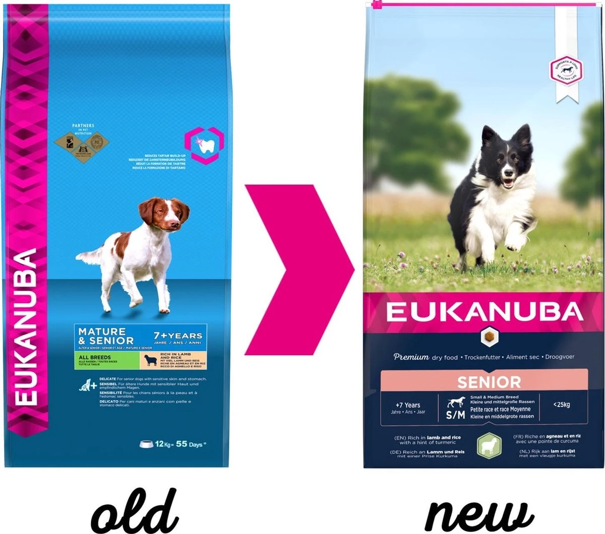 Eukanuba Dog Mature & Senior - Alle Rassen - Lam & Rijst - Droogvoer - 12 Kg 3 Eukanuba Dog Mature & Senior - Alle Rassen - Lam & Rijst - Droogvoer - 12 Kg - Afbeelding 3
