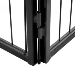 Transformeerbare Hondenren - Dieromheining Van 60 Cm Hoog En 210 Cm Diagonaal - Zwart 13 Transformeerbare Hondenren - Dieromheining Van 60 Cm Hoog En 210 Cm Diagonaal - Zwart -Hondenartikelen Winkel 1200x1061 5