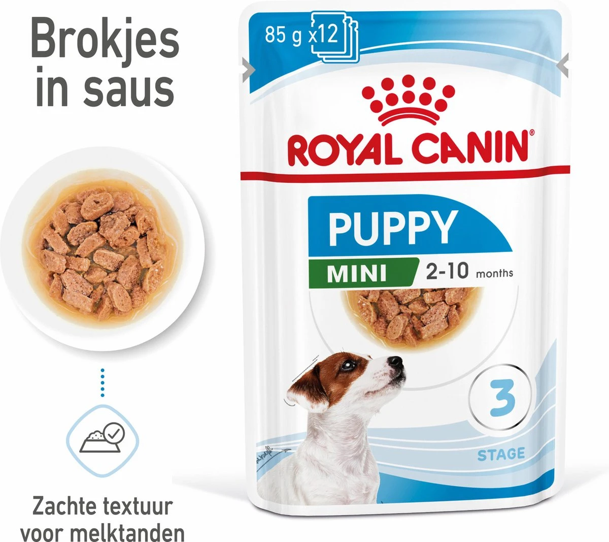 Royal Canin Shn Mini Puppy Pouch - Hondennatvoer - 12 X 85 G 16 Royal Canin Shn Mini Puppy Pouch - Hondennatvoer - 12 X 85 G - Afbeelding 16