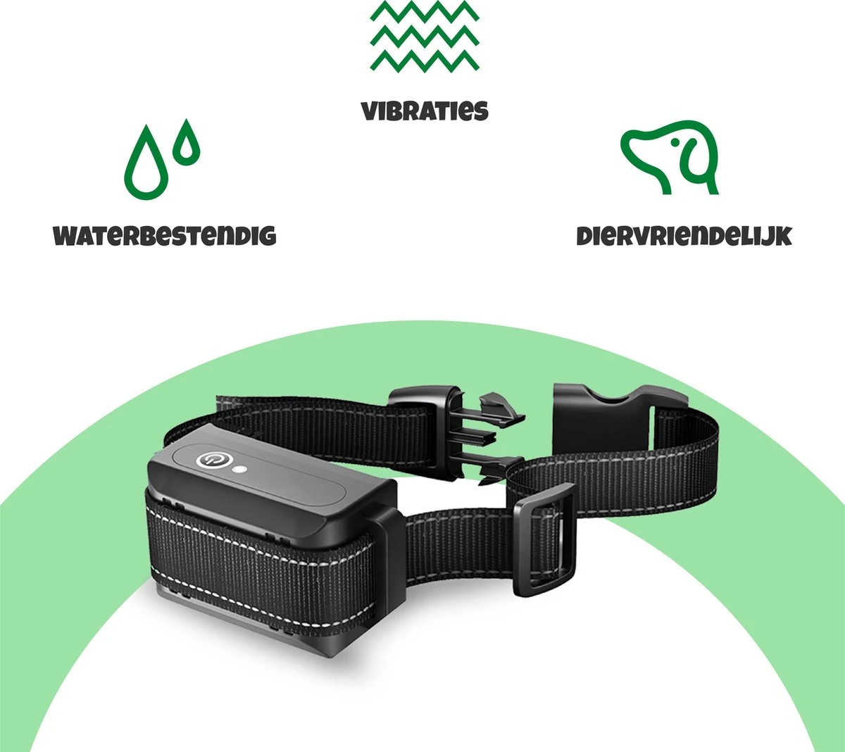 Anti Blafband Met Afstandsbediening - Blafband Voor Honden - Anti Blaf Apparaat Zonder Schok - Twee In Een Trainingshalsband 4 Anti Blafband Met Afstandsbediening - Blafband Voor Honden - Anti Blaf Apparaat Zonder Schok - Twee In Een Trainingshalsband - Afbeelding 4