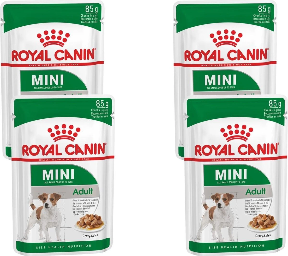Royal Canin Shn Mini Adult Pouch - Hondenvoer - 4 X 12 X 85 G 2 Royal Canin Shn Mini Adult Pouch - Hondenvoer - 4 X 12 X 85 G - Afbeelding 2