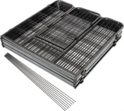 Merkloos Premium Puppyren - 80 Cm Hoog - 640 Cm Omtrek - Hondenren - Hondenhok - Grijs Hamerslag 10 Merkloos Premium Puppyren - 80 Cm Hoog - 640 Cm Omtrek - Hondenren - Hondenhok - Grijs Hamerslag -Hondenartikelen Winkel 1200x1069 4