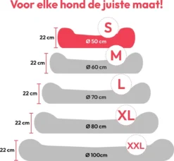 Snoozle Donut Hondenmand - Zacht En Luxe Hondenkussen - Wasbaar - Fluffy - Hondenmanden - 50cm - Grijs -Hondenartikelen Winkel 1200x1110 6