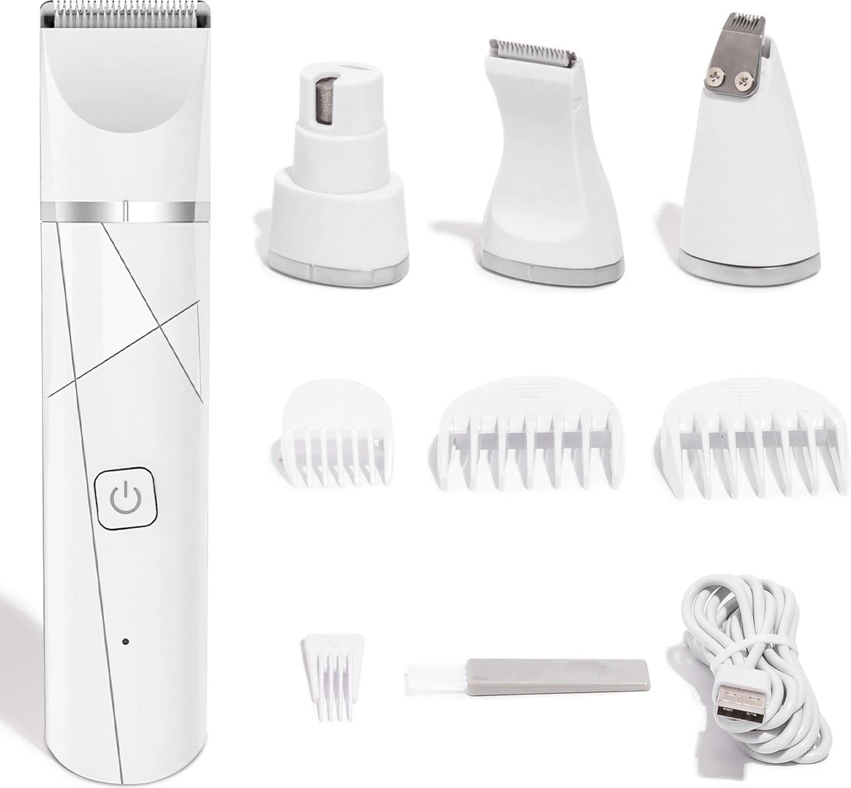 Revo Goods Professionele 4 In 1 Hondentondeuse Set -Ideaal Voor Honden En Andere Huisdieren - Slijper Inbegrepen -Draadloos - Ultra Stil 1 Revo Goods Professionele 4 In 1 Hondentondeuse Set -Ideaal Voor Honden En Andere Huisdieren - Slijper Inbegrepen -Draadloos - Ultra Stil