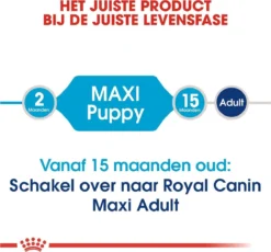 Royal Canin Maxi Puppy 4 KG 30 Royal Canin Maxi Puppy 4 KG -Hondenartikelen Winkel 1200x1116 1
