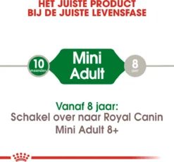 Royal Canin Mini Adult 8 KG 22 Royal Canin Mini Adult 8 KG -Hondenartikelen Winkel 1200x1117 3