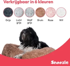 Snoozle Donut Hondenmand - Zacht En Luxe Hondenkussen - Wasbaar - Fluffy - Hondenmanden - 100cm - XXL - Dark Coffee -Hondenartikelen Winkel 1200x1118 5
