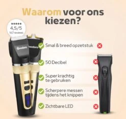 Woodoro Professionele 2-in-1 Hondentondeuse Voor Dikke Vacht – Draadloze Honden Tondeuse & Hondentrimmer – Stille Tondeuse Katten & Honden Trimset 13 Woodoro Professionele 2-in-1 Hondentondeuse Voor Dikke Vacht – Draadloze Honden Tondeuse & Hondentrimmer – Stille Tondeuse Katten & Honden Trimset -Hondenartikelen Winkel 1200x1126 2