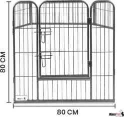MaxxPet Puppyren - Hondenbench - Hondenren- Puppyren Met 8 Kennelpanelen - Staal -80 X 80 Cm Ø 210 Cm 10 MaxxPet Puppyren - Hondenbench - Hondenren- Puppyren Met 8 Kennelpanelen - Staal -80 X 80 Cm Ø 210 Cm -Hondenartikelen Winkel 1200x1133 4