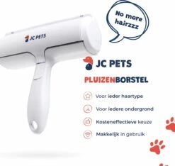 JC Pets Premium Pluizenborstel - Huisdierhaar Verwijderaar – Pluizenverwijderaar – Honden En Kattenhaar Verwijderaar - Ontpluizer - Pluizenroller -Hondenartikelen Winkel 1200x1137 7