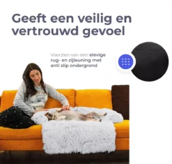 Quzi Hondenkussen Voor Bank - Fluffy Hondendeken - Bankbescherming Hond - 85x85cm - Afneembare Hoes -Hondenartikelen Winkel 1200x1142 6