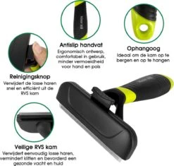 Mister Mill Trimhark - Hondenkam Kattenkam - Dierenkam 6,6 CM -Hondenartikelen Winkel 1200x1143 10