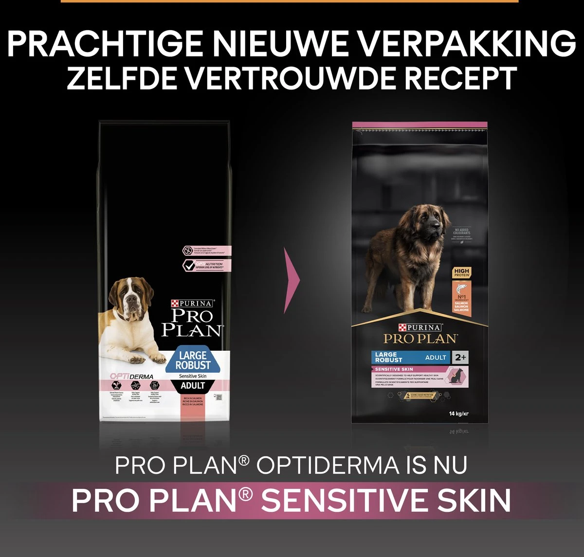 Pro Plan Large Robust Adult Sensitive Skin - Honden Droogvoer - Zalm - 14 Kg 3 Pro Plan Large Robust Adult Sensitive Skin - Honden Droogvoer - Zalm - 14 Kg - Afbeelding 3