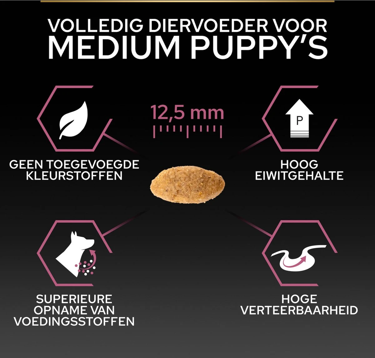 Pro Plan Medium Puppy Sensitive Skin - Honden Droogvoer - Zalm - 12 Kg 9 Pro Plan Medium Puppy Sensitive Skin - Honden Droogvoer - Zalm - 12 Kg - Afbeelding 9