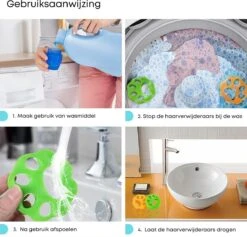 CaseProtect HG - 2 Stuks Haarverwijderaar Voor Katten En Honden - Eenvoudig Haren Verwijderen In Wasmachine En Droger - Kattenhaar En Hondenhaar - Anti Haren - Pluizenverwijderaar En Dierenhaar Verwijderaar Voor Kleding -Hondenartikelen Winkel 1200x1152 6